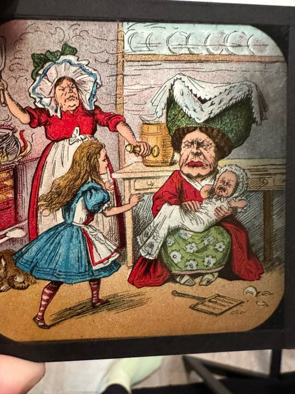 Alice in Wonderland Primus Magic Lantern Slides #777 Chapter II complete set box - Picture 12 of 16
